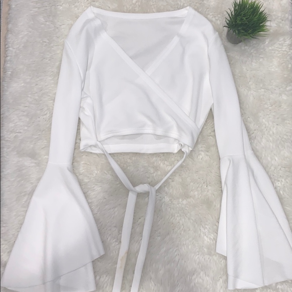 White Tie Around Top